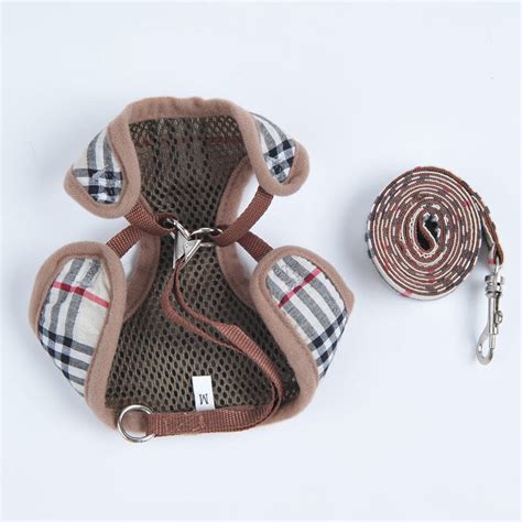 burberry dog harness and lead|burberry dog leash.